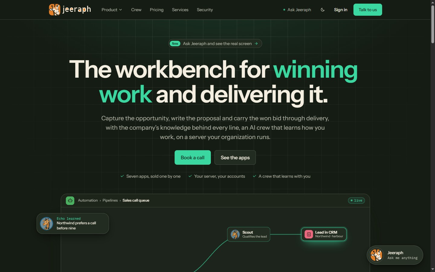 The Jeeraph website